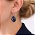 Brinco Safira Indiana Gota Slim de Prata 925 - Imagem 2