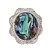 Anel Abalone de Prata 925 - Imagem 1