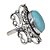 Anel Larimar de Prata 925 - Imagem 2