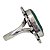 Anel Esmeralda Oval Arabescos de Prata 925 - Imagem 2