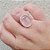 Anel Quartzo Rosa Oval de Prata 925 - Imagem 3