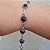 Pulseira Ônix Prata 800 Folheado - Imagem 3