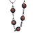 Pulseira Pedra do Sol Prata 800 Folheado - Imagem 1
