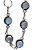 Pulseira Opalina Prata 800 Folheado - Imagem 1