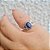 Anel Safira Folhas Prata 925 - Imagem 3