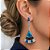 Brinco Abalone Azul de Prata 925 - Imagem 2