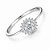 Anel Cristal Sol de Prata 925 - Imagem 1