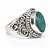 Anel Esmeralda Indiana Boho de Prata 925 - Imagem 2