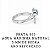 Anel Água Marinha Minimalista de Prata 925 - Imagem 2