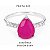 Anel Turmalina Pink Fusion de Prata 925 - Imagem 2