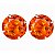 Brinco Aperol Spritz Laranja de Prata 925 - Imagem 1