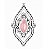 Anel Quartzo Rosa Bico de Prata 925 - Imagem 1