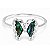 Anel Borboleta Abalone de Prata 925 - Imagem 1