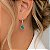 Brinco Água Marinha Natural Boho de Prata 925 - Imagem 3