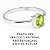Anel Peridoto Redondo Prata 925 - Imagem 2