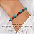 Pulseira Turquesa e Coral Prata 925 - Imagem 2