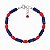Pulseira Lápis Lazuli e Coral Prata 925 - Imagem 1