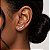 Brinco Cristal Earcuff de Prata 925 - Imagem 3