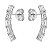 Brinco Cristal Earcuff de Prata 925 - Imagem 1