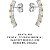Brinco Earcuff Topázio Imperial de Prata 925 - Imagem 2