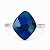 Anel Abalone Azul de Prata 925 - Imagem 1