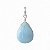 Pingente Larimar Natural de Prata 925 - Imagem 1