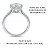 Anel Moissanite Lateral Prata 925 - Imagem 2