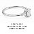 Anel Moissanite Retangular Prata 925 - Imagem 2