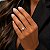 Anel Moissanite Retangular Prata 925 - Imagem 3