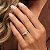 Anel Moissanite Pedra Lateral Prata 925 - Imagem 3