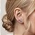 Brinco Earcuff Topázio Azul Coração Prata 925 - Imagem 3
