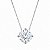 Colar Moissanite Ponto de Luz de Prata 925 - Imagem 1