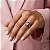 Anel Quartzo Rosa Oval Indiano de Prata 925 - Imagem 3