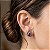 Brinco Ametista Gota Boho de Prata 925 - Imagem 3