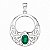 Pingente Jade Mandala de Prata 925 - Imagem 1