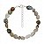 Pulseira Labradorita Natural de Prata 925 - Imagem 1