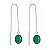 Brinco Esmeralda Indiana Earline de Prata 925 - Imagem 1