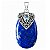 Pingente Lápis Lazuli e Água Marinha de Prata 925 - Imagem 1