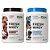 2x FreshWhey - Chocolate Avelã e Chocolate com Pasta de Amendoim - DUX 900g - Imagem 1