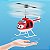 Helicóptero Sensor Infravermelho Indução Controle Remoto - Imagem 1