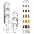 Porta Condimento Tempero Torre Extensível Gourmet – 06 Potes - Imagem 5