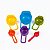 Conjunto Colher Medidores Culinários 6 Medidas Cook Easy - Imagem 3