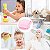 Esponja de Silicone P/ Banho Massageador Dispenser Shampoo - Imagem 6