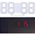 Relógio Digital LED 3D Despertador Termômetro Moderno Mesa ou Parede - Imagem 5
