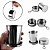 Copo de Inox Portátil Retrátil com Tampa Chaveiro 250ml - Imagem 4