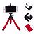 Mini Tripé Flexível Celular Portátil Apoio Para Foto e Filmagem - Imagem 3