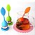 Infusor de Chá de Silicone e Inox em Formato Folha - Imagem 1