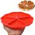 Forma Waffles Coração Panqueca Omelete de Silicone - Imagem 2