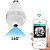 Câmera Lâmpada Espiã IP Wifi Segurança Visão 360 c/ Microfone e Alto-falante V380 - Imagem 2