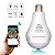 Câmera Lâmpada Espiã IP Wifi Segurança Visão 360 c/ Microfone e Alto-falante V380 - Imagem 3